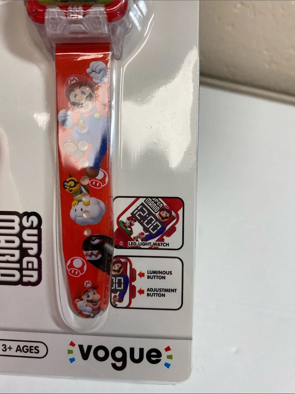3/$20. Super Mario Red Kids Watch. NIB